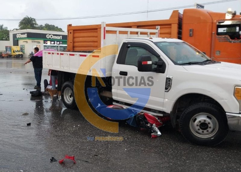 Accidente deja un lesionado y daños sobre el portillo a la altura de la colonia el Milagro”
