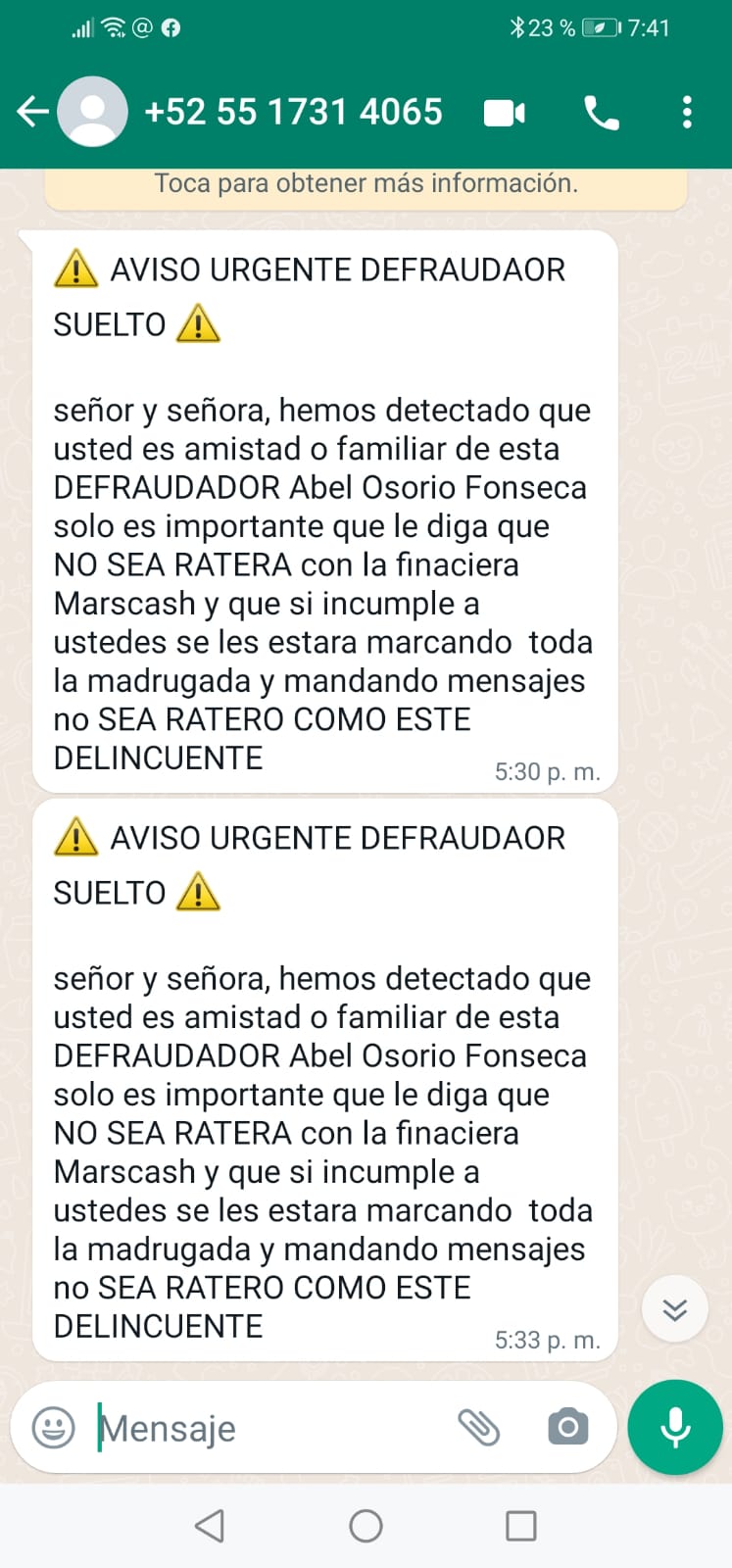 Acosadores telefónicos, despojan de dinero a cancunenses