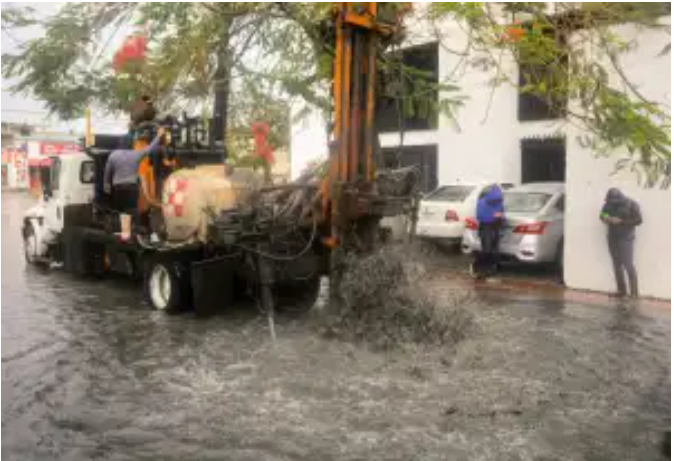ACTIVA GOBIERNO DE BENITO JUAREZ “OPERATIVO TORMENTA” POR LLUVIAS
