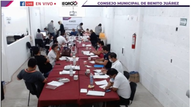 Amplía consejo distrital de Benito Juárez 3 horas más recuento y cotejo de votos