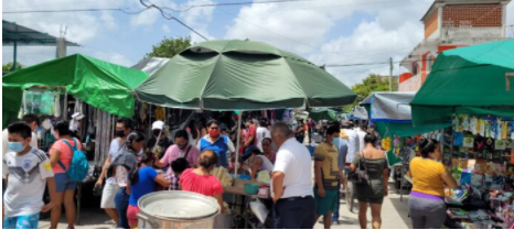 Anuncia Unión de Tianguistas que continuará operando con 35 tianguis en la segunda semana del semáforo epidemiológico en color amarillo