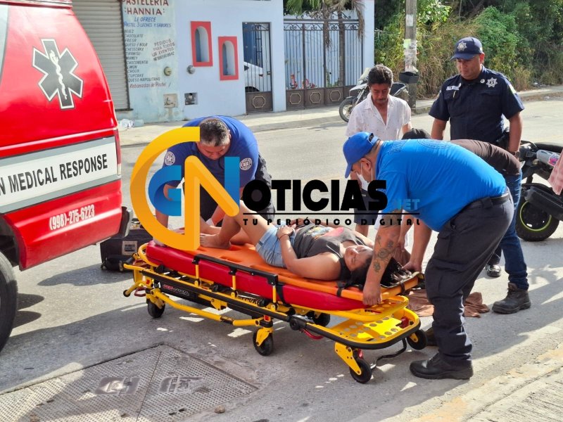 Aparatoso accidente en la Av. Lakin