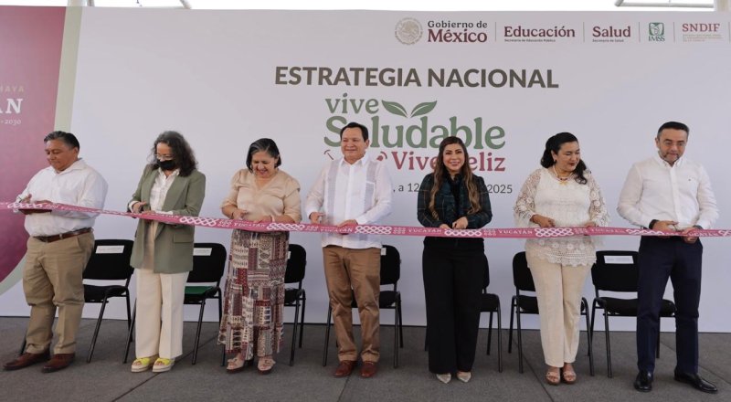Arranca en Yucatán la estrategia nacional “Vive Saludable, Vive Feliz”