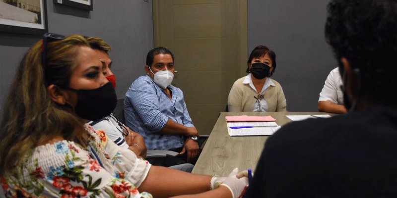 Atiende Ayuntamiento Benito Juárez a manifestantes que perdieron su patrimonio