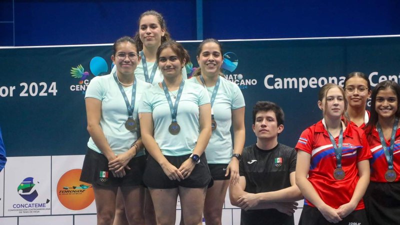 Atletas quintanarroenses resaltan en el Campeonato Centroamericano Mayor de tenis de mesa