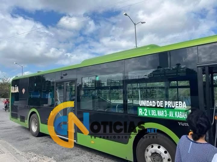 Autobuses “Va y Ven” realizan pruebas en la Zona Hotelera de Cancún