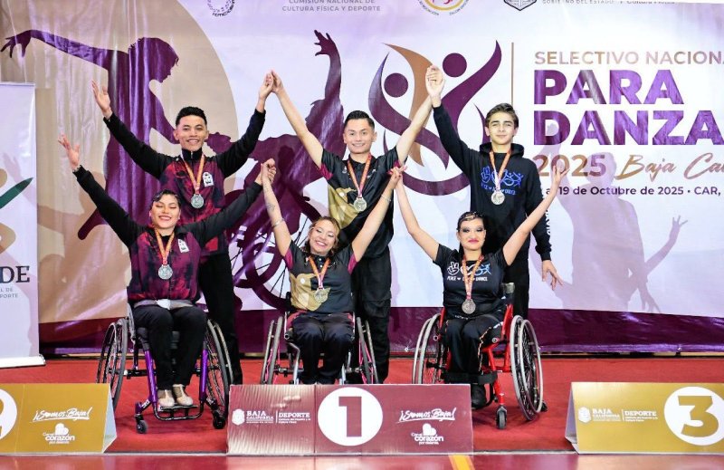 Brillante actuación de la Delegación Quintanarroense de Paradanza Deportiva en el Selectivo Nacional 2025