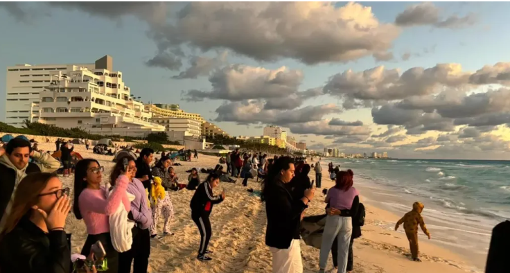 ¡Cancún da la bienvenida al 2024 con un espectacular amanecer