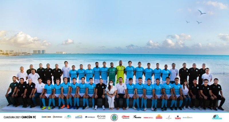 Cancún FC posa para la postal de la temporada Guardianes