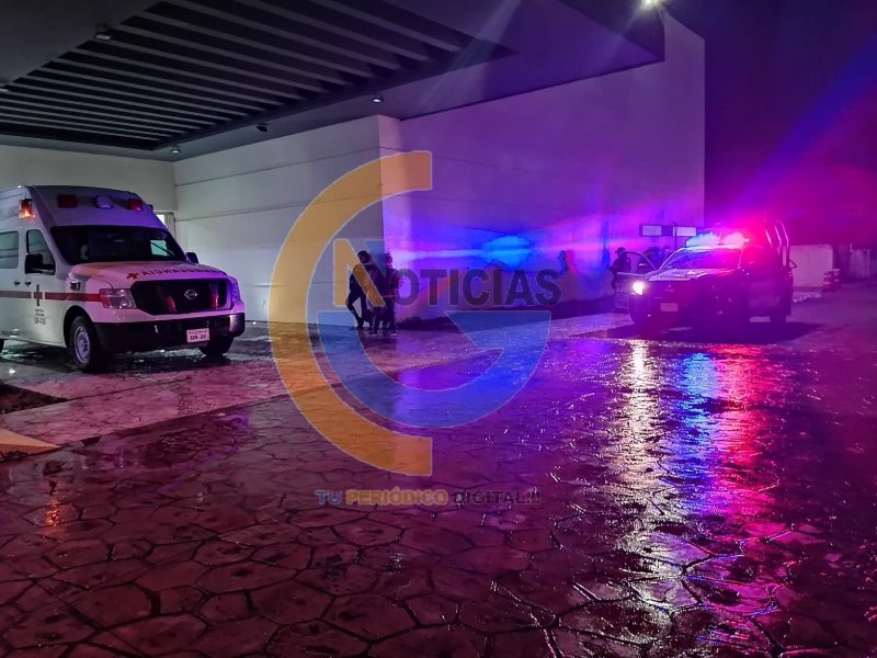 Cancún.- Hombre herido fue abandonado en hospital general y horas más tarde fallece en área de choque.