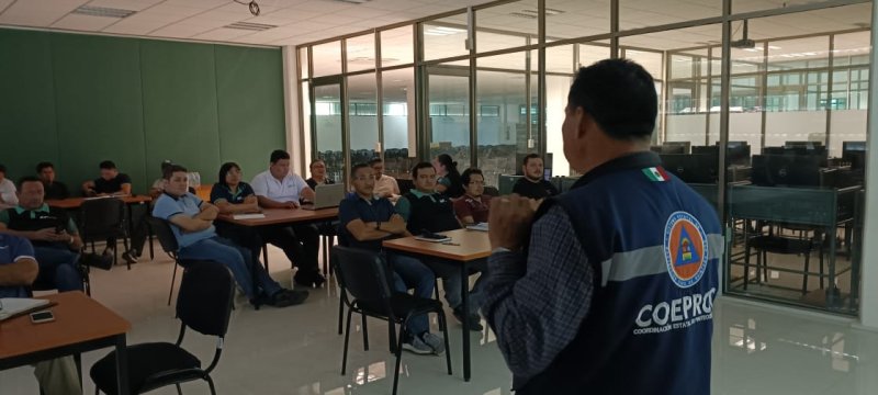 Capacita COEPROC a funcionarios públicos en atención de alerta temprana