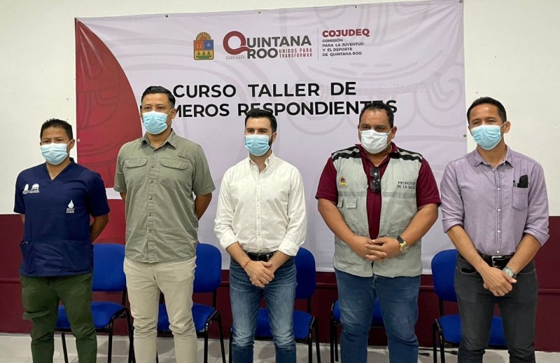 Capacitan a entrenadores deportivos de la zona sur en primeros auxilios