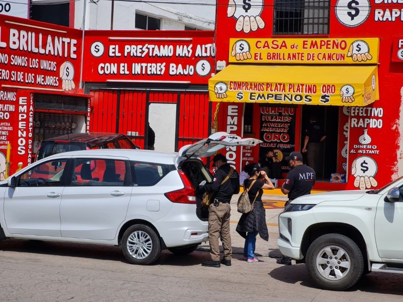 Catean casa de empeño frente al Mercado 28 de Cancún