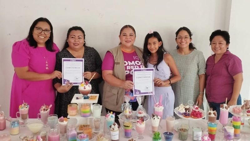 Clausura IQM curso de capacitación de velas aromáticas