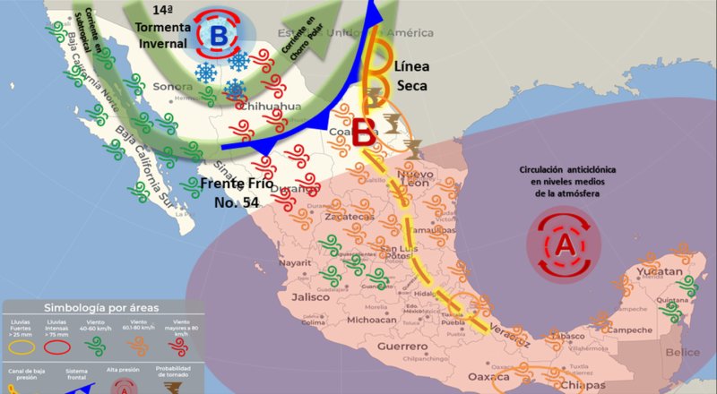 Clima para Cancún y Quintana Roo 28 de abril de 2021