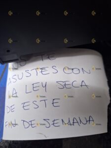 Comercios desde el día de ayer dan aviso a sus clientes sobre la ley seca por la jornada electoral a celebrarse este 1 de junio