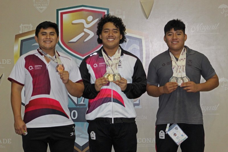 Concluye participación de Quintana Roo en levantamiento de pesas sumando 62 medallas