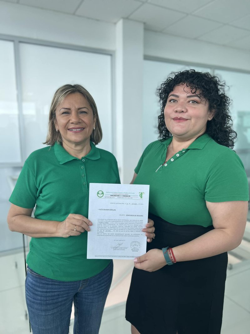 CONFIRMAN A RUTH SALAZAR COMO CANDIDATA DE LA “PLANILLA VERDE” A LA SECRETARÍA GENERAL DEL SINDICATO DE TAXISTAS “ANDRÉS QUINTANA ROO” 2024-2026.