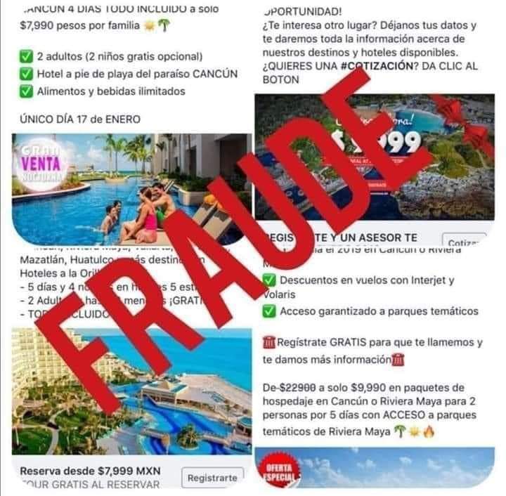 ¡Cuidado con estas agencias de viajes de Cancún! No caigas en fraudes