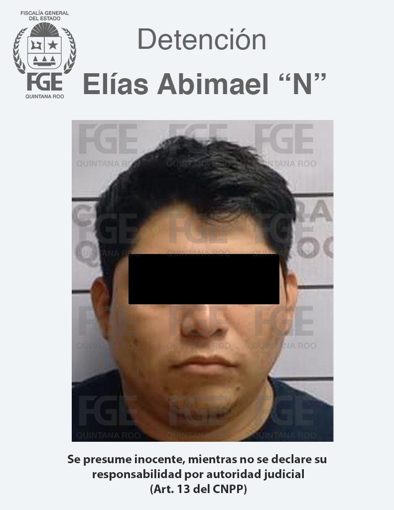 Cumplimenta Fiscalía orden de aprehensión para un sujeto por feminicidio en Tulum