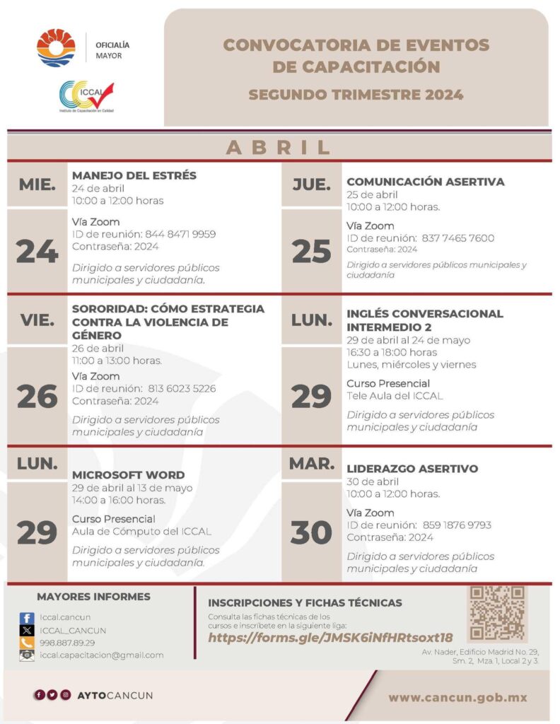CURSOS DE CAPACITACIÓN