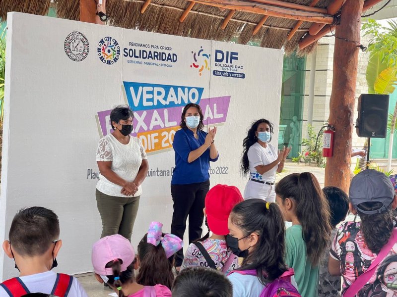 Da inicio el curso de verano “Baxal Paal” en el DIF Solidaridad