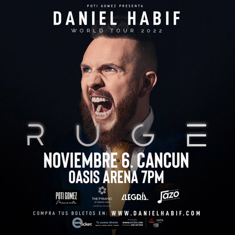 DANIEL HABIF REGRESA A CANCUN COMO PARTE DE SU GIRA MUNDIAL.