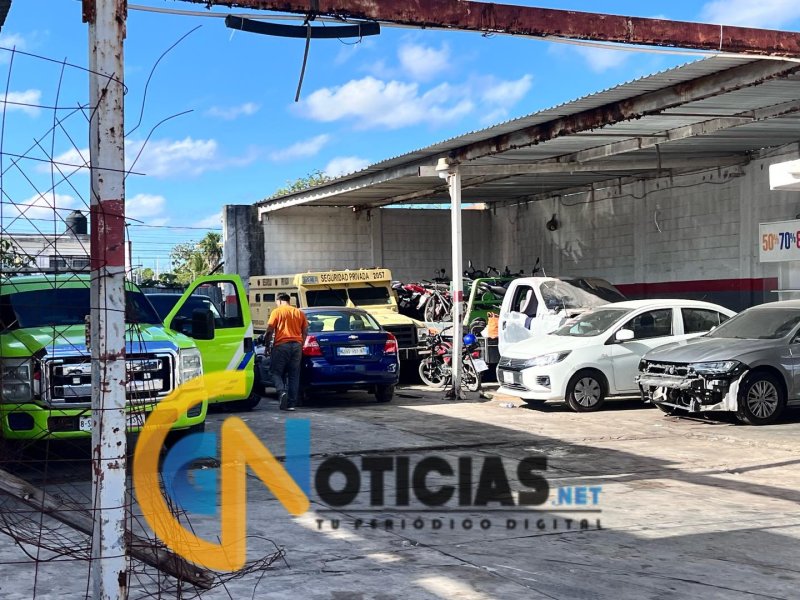 Denuncian Robo de Piezas en el Encierro de Grúas GruMX