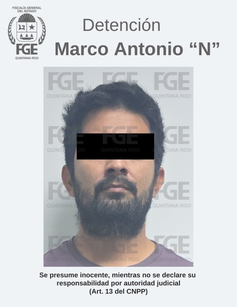 Detiene Fiscalía a un implicado en homicidio calificado ocurrido en el estacionamiento de una plaza comercial en Benito Juárez