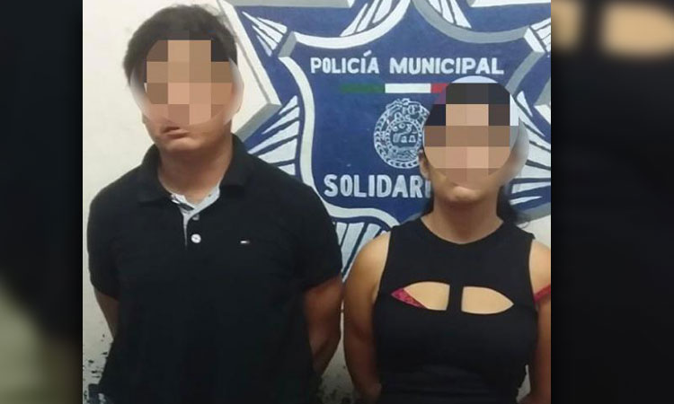 Detienen a narcomenudista y su pareja después de intentar darse a la fuga