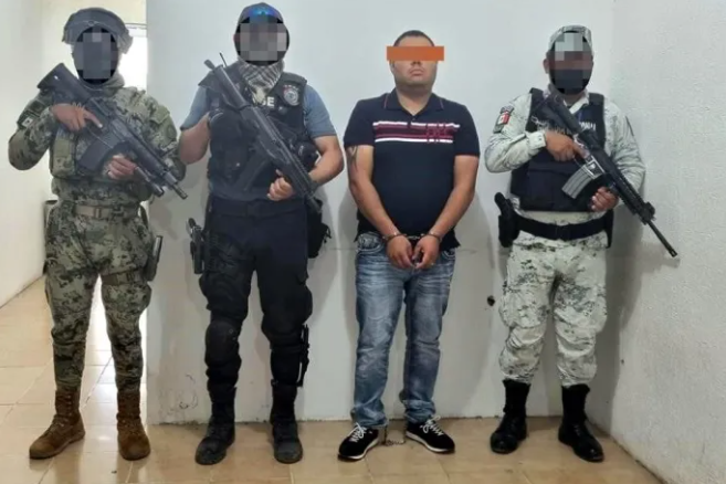 Detienen a sicario del grupo “La línea” en Quintana Roo
