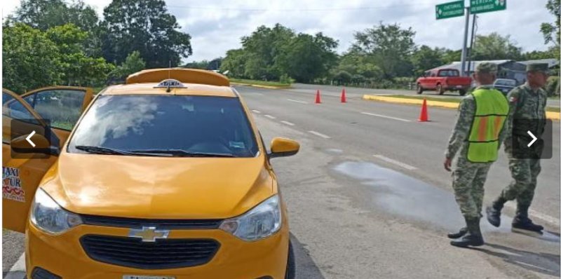 Detienen a taxista de Mahahual con cargamento marihuana cerca de Bacalar