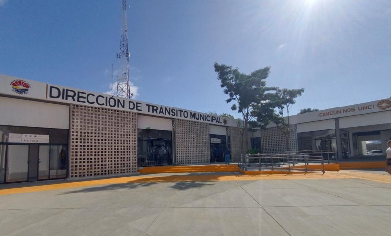 DIRECCIÓN DE TRÁNSITO REANUDA ATENCIÓN A LA CIUDADANÍA EN LAS INSTALACIONES UBICADAS EN AVENIDA XCARET, SUPERMANZANA 21.