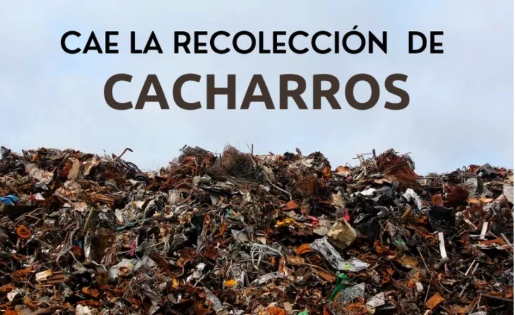 Disminuye la recolección de cacharros en el municipio