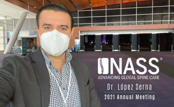 Dr. López Serna, cirujano de Cancún, recibe actualización de La Sociedad Norteamericana de Columna Vertebral