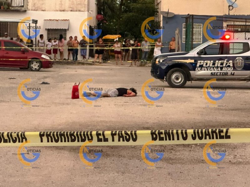 Ejecutan a hombre en estacionamiento de la Región 259;otro resulta herido