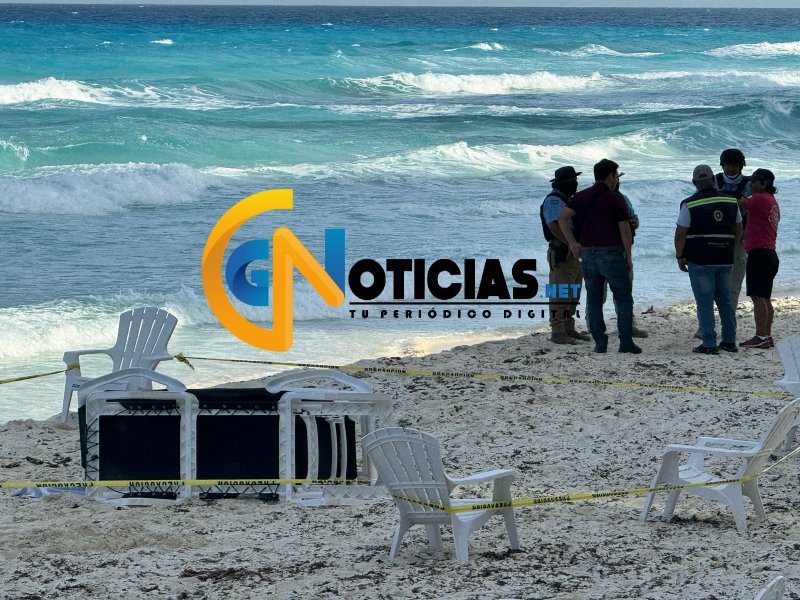 El bañista Alejandro “N” que llevaba casi tres días desaparecido fue encontrado flotando en los puros huesos y sin extremidades en playa Chacmol