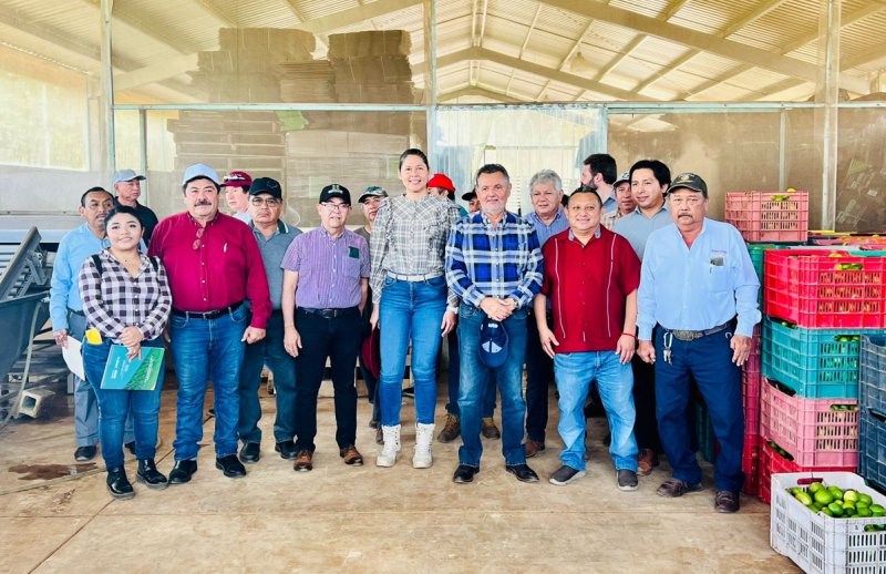 El día de hoy se realizó una visita en la comunidad El Verdón con el Presidente de la cooperativa Limones Caribe, el Sr. José Eristeo Cahuich Can.