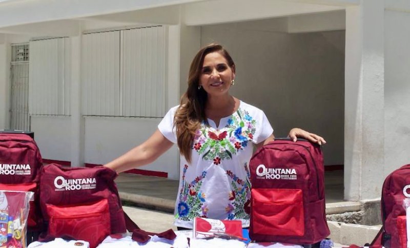 En apoyo a la economía de las familias, Mara Lezama anuncia entrega gratuita de uniformes, mochilas y útiles escolares