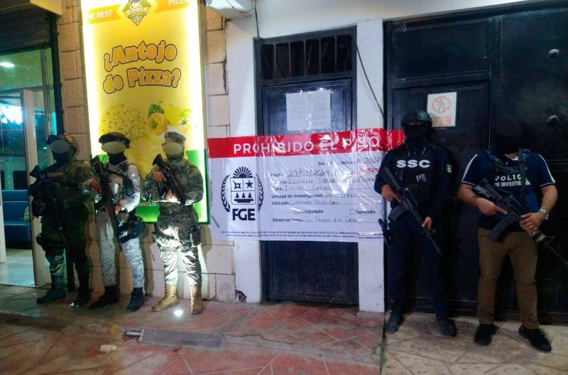 En coordinación con la Sedena y Guardia Nacional, FGE Quintana Roo asegura drogas en dos cateos en Tulum