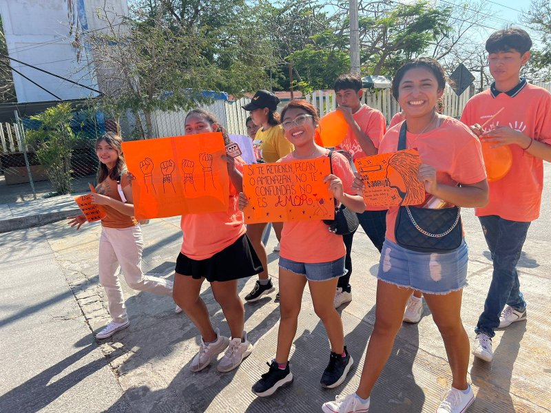 En el Día Naranja, el IQM impulsa acciones para promover y fomentar una cultura de la no violencia en todo el territorio de Quintana Roo