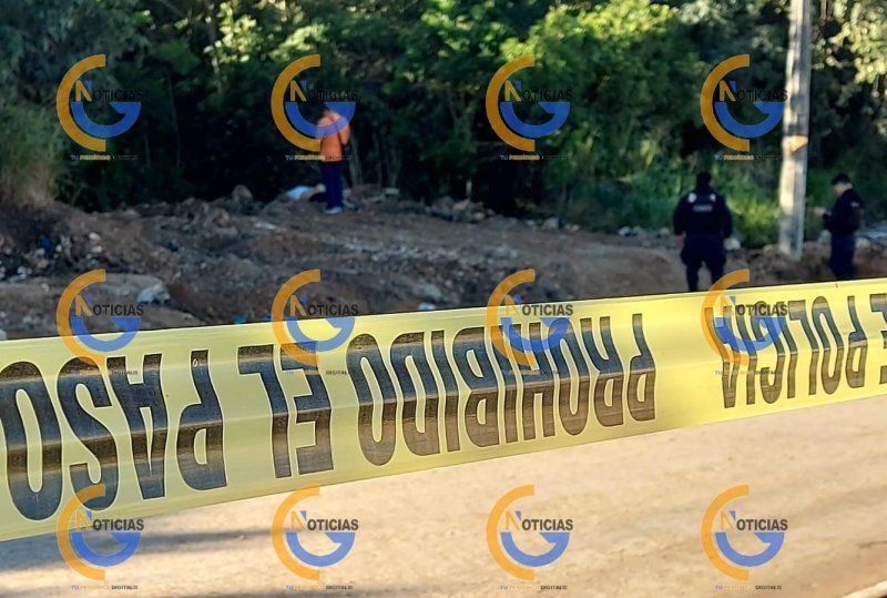 Encuentran el cuerpo de un hombre en un lote baldío, pereció de manera violenta frente a villas otoch paraiso