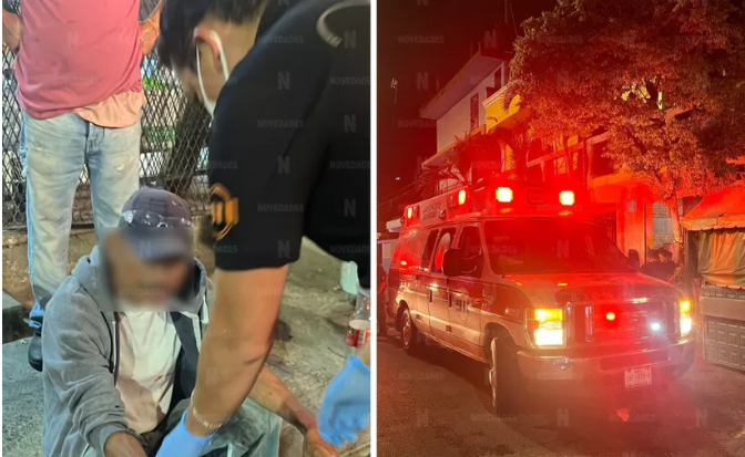 Explocion de petardon a manos de sujeto:Playa del Carmen