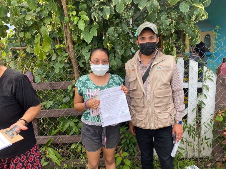 Familias acceden a acuerdo de relocalización de vivienda por Tren Maya