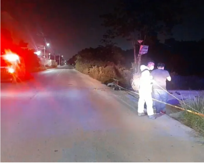 ¡¡Fatal accidente!! Muere motociclista tras presuntamente ser arrollado en la región 313 de Cancún  