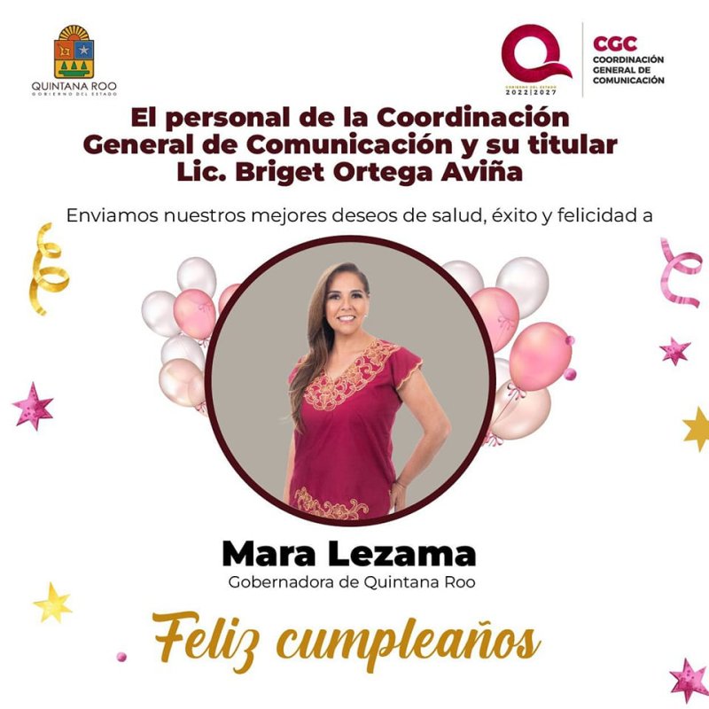 #FelizCumpleaños #Gobernadora #MaraLezama!