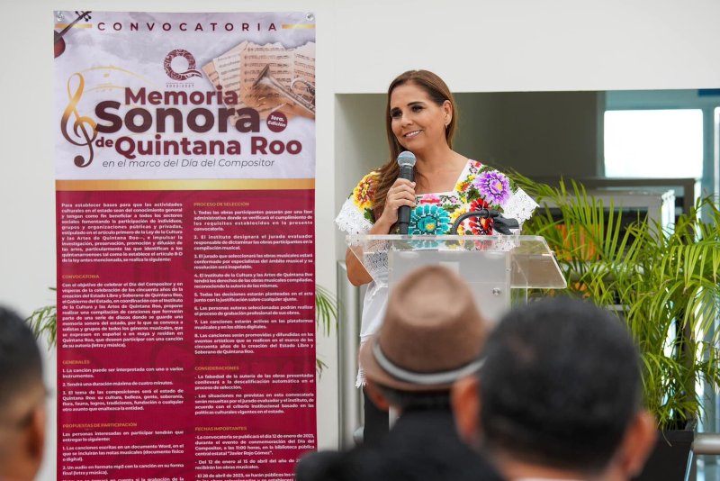 Fuerte impulso al arte, la música y la cultura en Quintana Roo: Mara Lezama