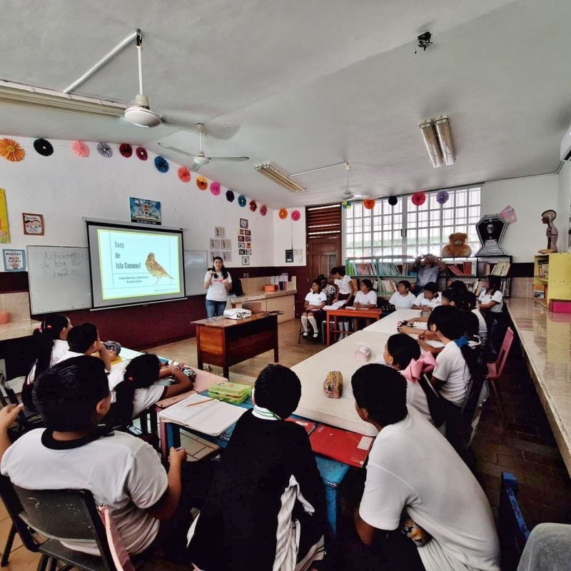 Fundación de Parques y Museos de Cozumel Promueve la Educación Ambiental en las escuelas
