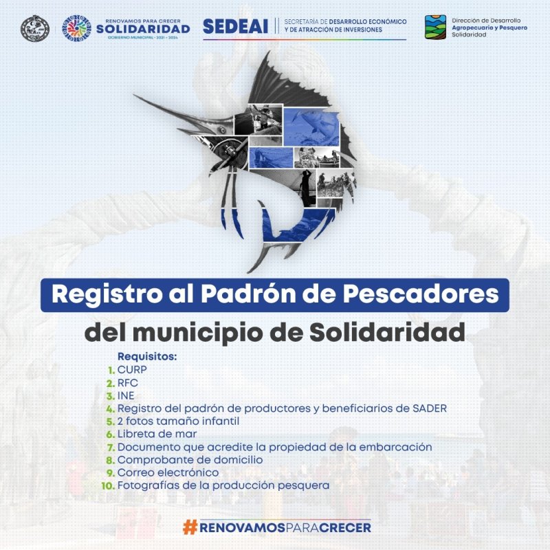 Gobierno convoca a productores y pescadores integrar un padrón municipal