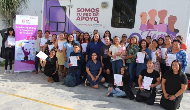 Gobierno de Mara Lezama impulsa la autonomía económica de las mujeres